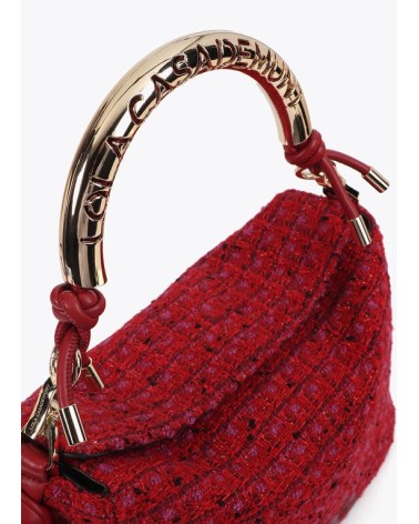 Bolso Tweed Rojo
