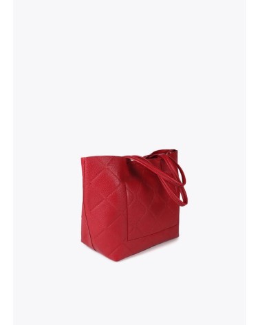 Bolso Shopper Rombos Rojo