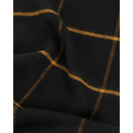 Bufanda Bicolor Negra y Mostaza