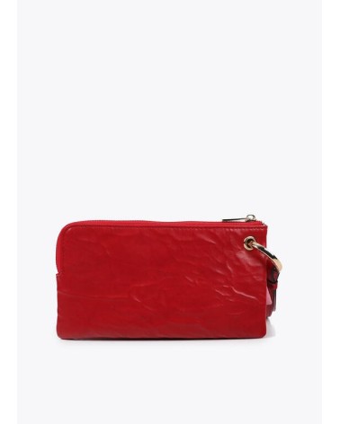 Cartera Roja Con Monedero