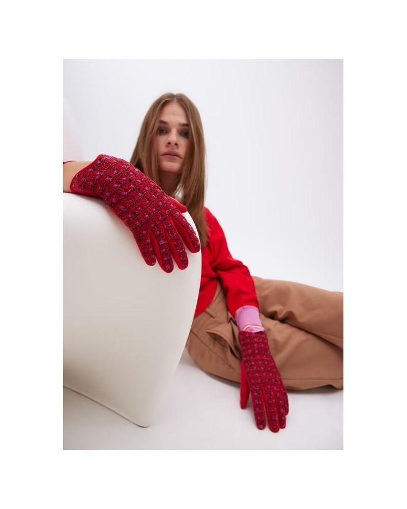 Guantes Tweed Multicolor