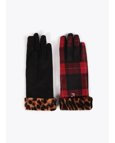 Guantes Tartán y Leopardo