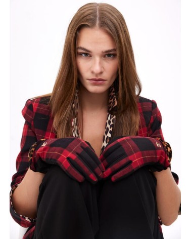Guantes Tartán y Leopardo