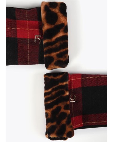 Guantes Tartán y Leopardo