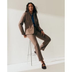 Pantalón Recto Cuadros