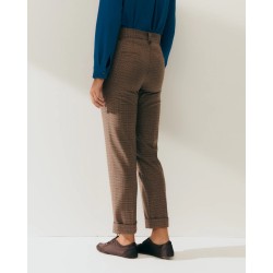 Pantalón Recto Cuadros