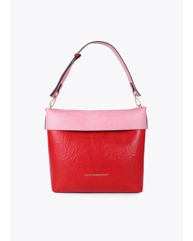 Bolso Hobo Bicolor Rosa