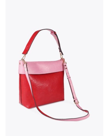 Bolso Hobo Bicolor Rosa