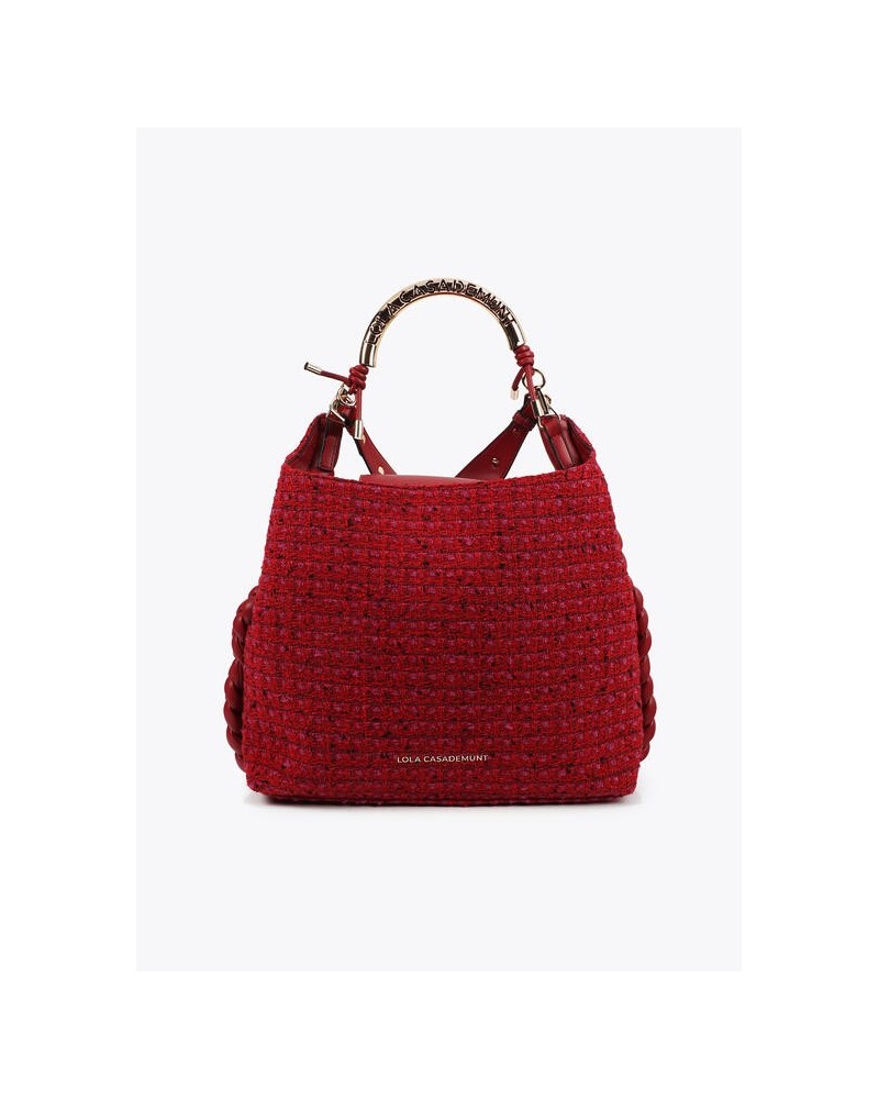 Bolso Shopper Tweed Rojo
