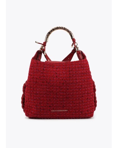 Bolso Shopper Tweed Rojo