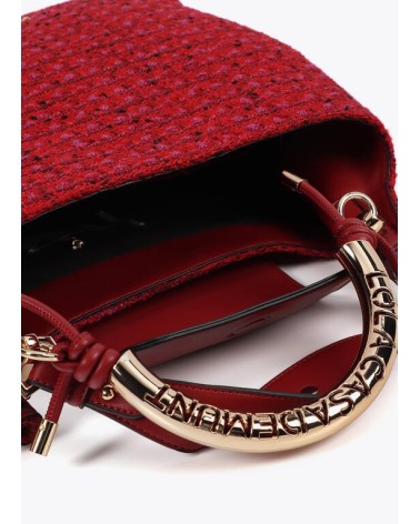 Bolso Shopper Tweed Rojo