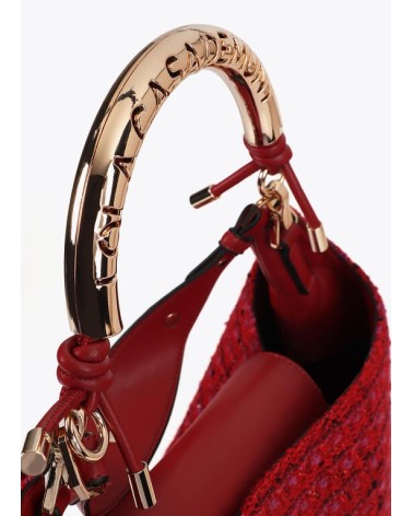 Bolso Shopper Tweed Rojo