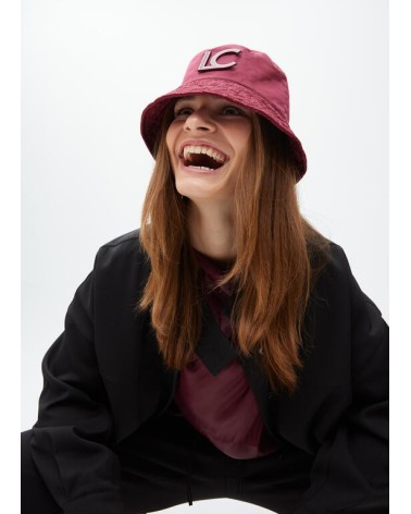 Sombrero Bucket Agua Burdeos