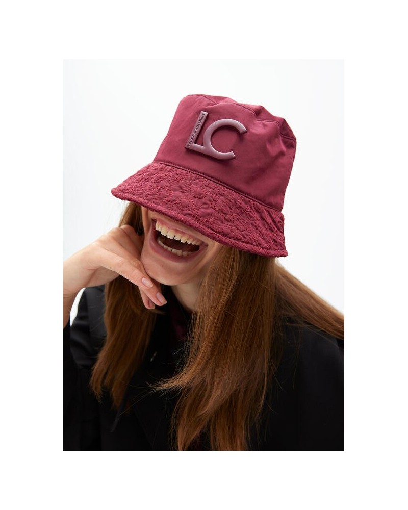 Sombrero Bucket Agua Burdeos