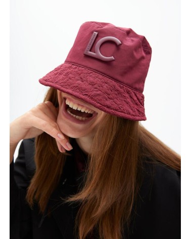Sombrero Bucket Agua Burdeos