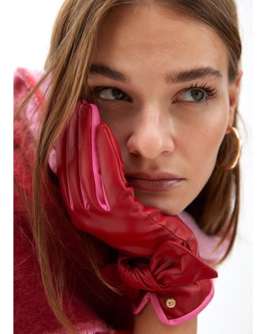 Guantes Lazo Rojo/Rosa