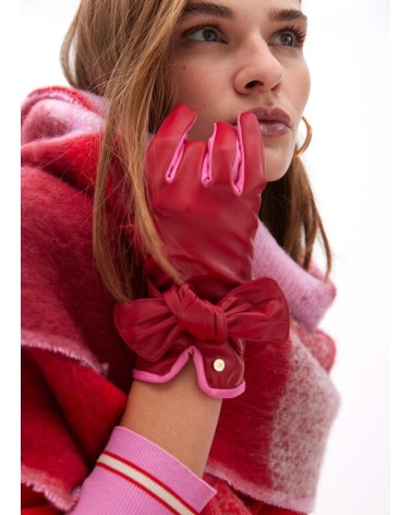 Guantes Lazo Rojo/Rosa