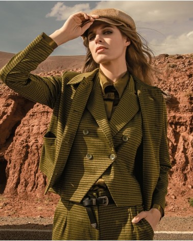 Chaleco Cruzado Pata Gallo