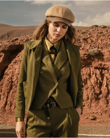 Chaleco Cruzado Pata Gallo