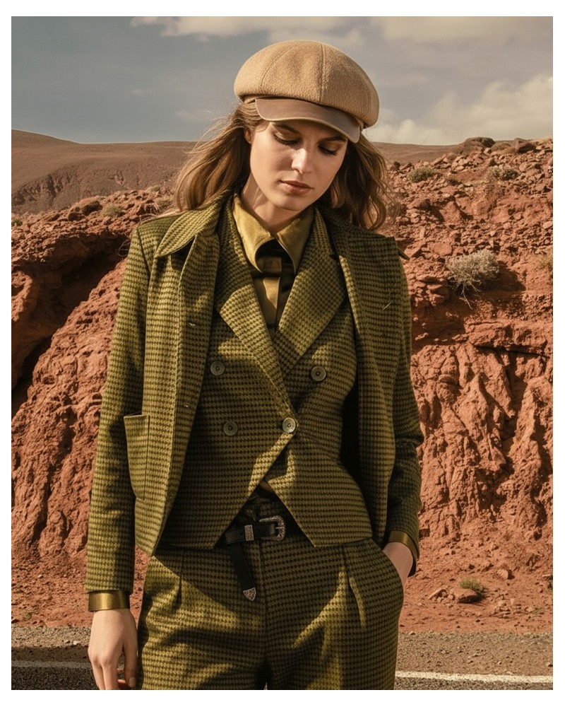 Chaleco Cruzado Pata Gallo