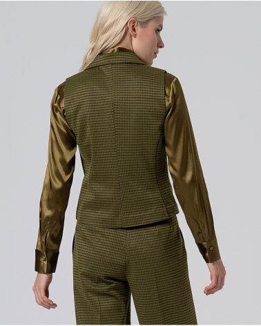 Chaleco Cruzado Pata Gallo