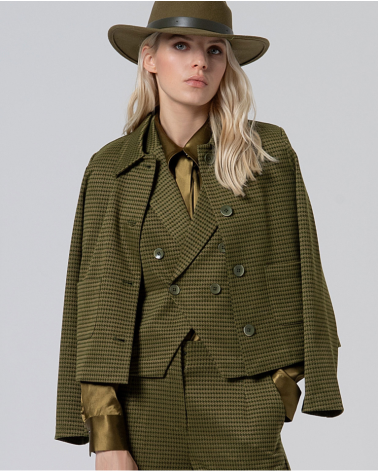 Chaqueta Pata Gallo Verde