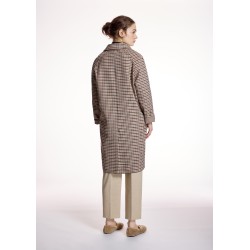 Gabardina Recta Cuadros