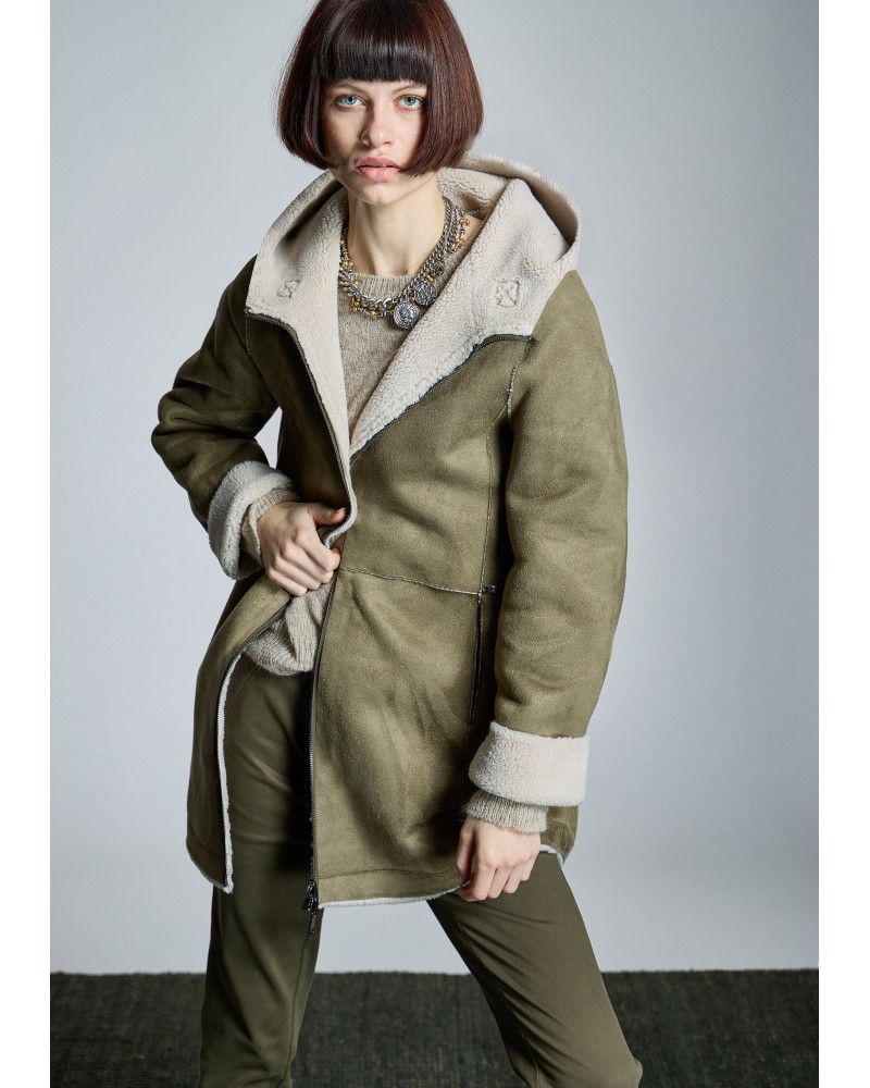 Chaquetón Kaki Reversible