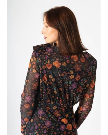 Vestido Tul y Flores