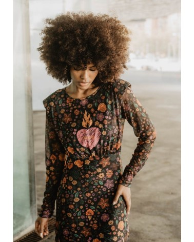 Vestido Tul y Flores