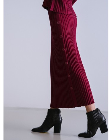 Falda Canalé Fucsia