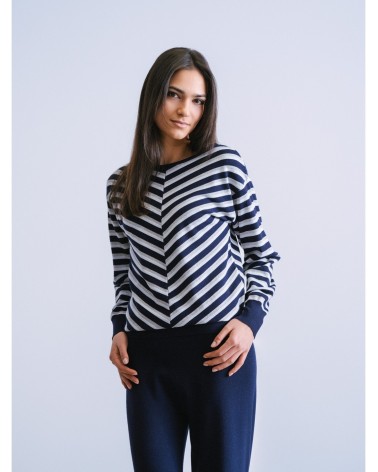 Jersey Rayas Azul Lúrex