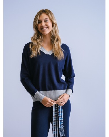 Jersey Azul Pico Lúrex