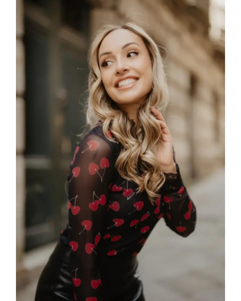 Camiseta Tul Cerezas