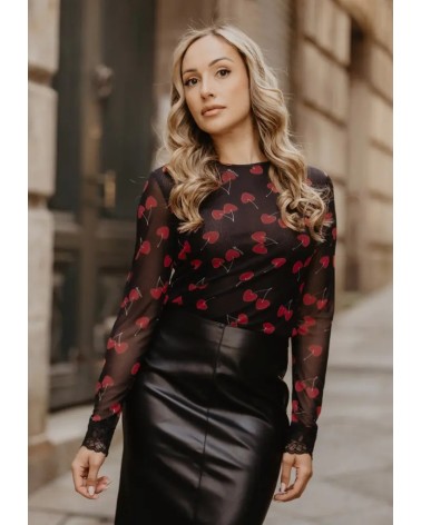 Camiseta Tul Cerezas