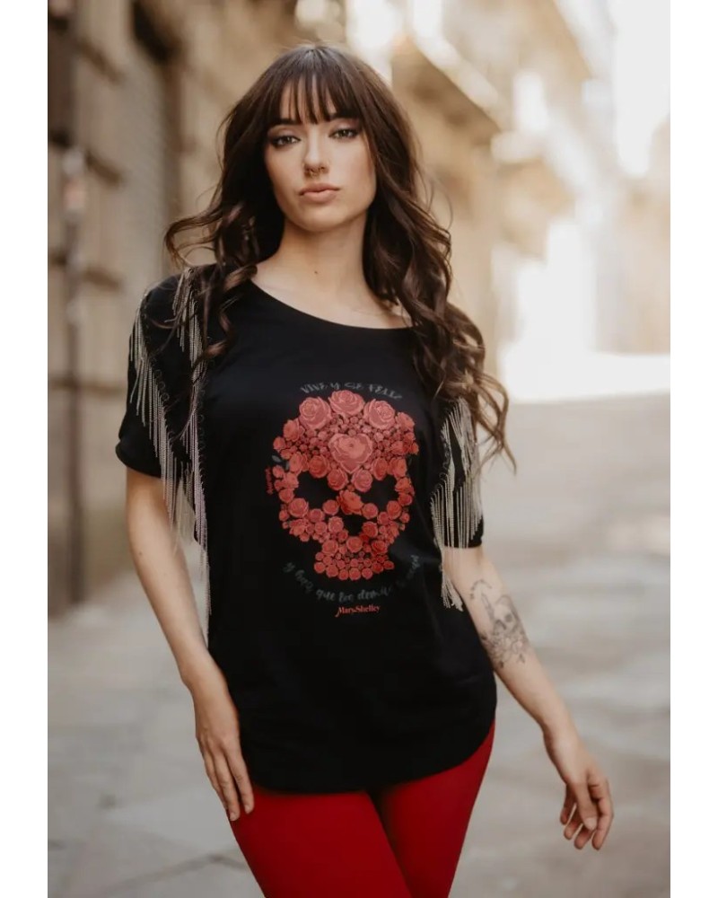 Camiseta Negra Cadenas Calvera