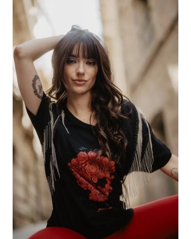 Camiseta Negra Cadenas Calvera