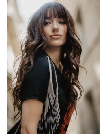 Camiseta Negra Cadenas Calvera