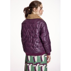 Parka Acolchada Burdeos