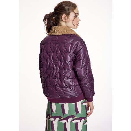 Parka Acolchada Burdeos