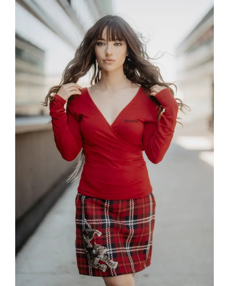 Camiseta Cruzada Roja